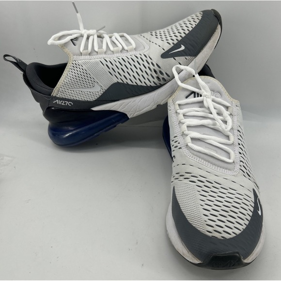 Nike Air Max 270 Running Sneakers AH8050-107 White Men's Size 10.5